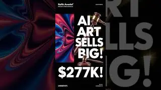 AI Art Sells for $277,200: Art World Revolution #ai #digitalart