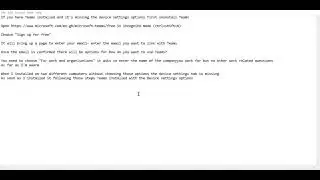 Workaround for Device settings menu is missing in Teams Desktop