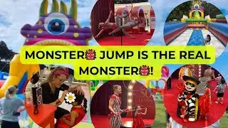 Yeh To Sach Me Monster 👹 Hai ☹️|| Finally Face Art Ho Hi Gaya 🤣 Monster jump is the most Scary Ride