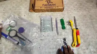 Unboxing FADMAN Basic Complete Part Type-12 Soldering iron kit