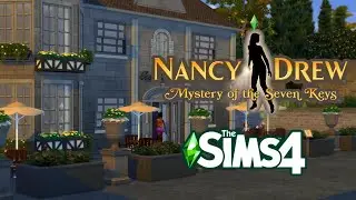 Nancy Drew Sims Build | Mystery of the Seven Keys Cafe Exterior