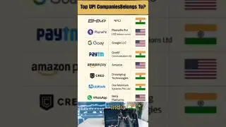 Which Country Owns These UPI Apps?🧐 India vs USA #upi​ #phonepe​ #paytm​