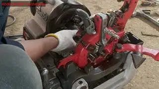 How to repair Aasha beaver 50 theereding machine replace new die