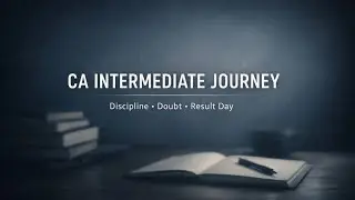 My CA Intermediate Journey | Discipline, Doubt & Result Day