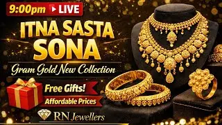 ITNA SASTA SONA FREE GIFTS K SATH bk no 9311484944 #rnjewellers #live #freegifts