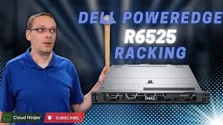 Dell PowerEdge R6525 | Как установить сервер в стойку | Установка сервера в стойку | Направляющие...