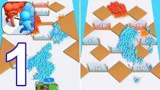 Army X - Count Master Battle - Gameplay Walkthrough Part 1 All Levels 1-12 (Android, iOS)