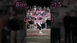 UFL Football gambling pick Birmingham Stallions Michigan Panthers #cash #money #trump #ufl #win