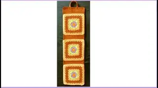 Crochet Wall Organizer #shorts