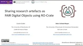 Sharing research artefacts as FAIR Digital Objects using RO-Crate