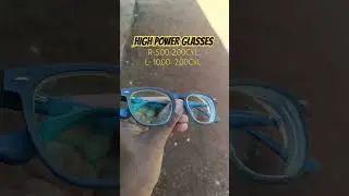 HIGH POWER GLASSES #automobile #rap #punjabisong #hiphop #sroptician #glass #glassesindia#sunglasses