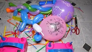 3:42 MINUTES SATISFYING ASMR UNBOXING COLOURFUL BALLOON PACKAGE #balloon #satisfying #pop #kitty#k 