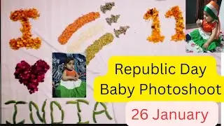 Republic Day Baby Photoshoot🇮🇳 😍| #republicday #babyphotoshoot #youtubevideo #newborn #viralvideo 