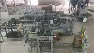 Concrete Block Cuber Palletizing System