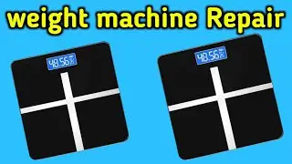 How to Repair weight machine display || open weight machine || weight machine || Electronics verma