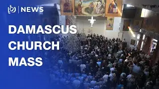 Syrians hold mass in damaged Damascus church after deadly attack