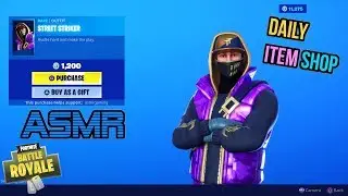 ASMR | Fortnite NEW Street Striker Skin! Daily Item Shop 🎮🎧Relaxing Whispering😴💤