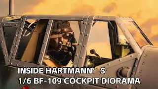 Inside Hartmann&rsquo;s 1/6 Bf-109 Cockpit Diorama