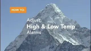Ultra Low Temperature | K205ULT E1H & E1L Alarms - Setting and Adjustments