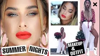 Se&ntilde;orita inspired Summer nights makeup & Outfit | Tashietinks