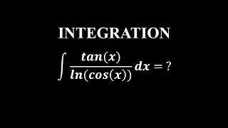 Интегрирование tan(x)/ln(cos(x)) #математика #jeebatch #математика #видео #образование #короткоме...
