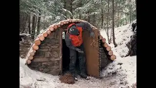 Primitive Survival &ndash; Building Wooden Shelter in Jungle | No Talking