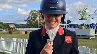 Burghley Horse Trials Thursday dressage leader Piggy March