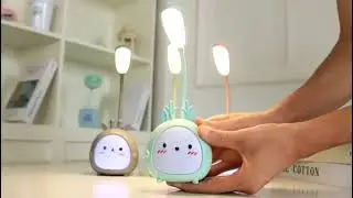 🔥RDY STOCK🔥Mini Elf  Rechargeable Table Lamp, Desk Light, LED Table Night Light Eye Protection 360&deg;
