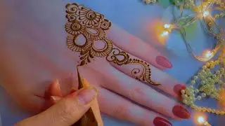 Beautiful stylish simple Mehndi design | simple flower design 