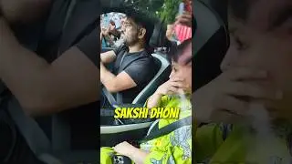 Ms Dhoni With His New Car Kia EV 6 On His 44th Birthday Videos Goes Viral #shorts