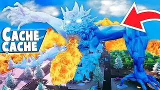 UNE CACHETTE GLITCH DANS UNE MAP DRAGON XXL !!! (cache cache fortnite)