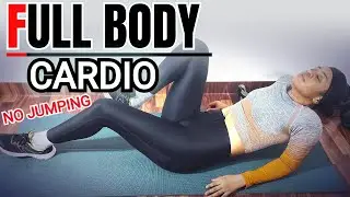 20 MIN FULL BODY FAT BURNING CARDIO(NO JUMPING,NO RUNNING) NO EQUIPMENT HOME WORKOUT FOR EVERYONE 💪🔥