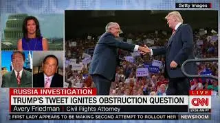 TRUMP is UNHINGED over MUELLER.  His Tweets are evidence of criminal activity - Richard Herman CNN