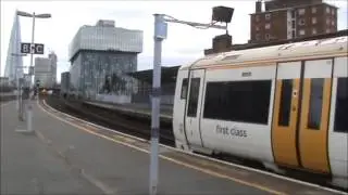 Trains at Waterloo East Including FCC Class 319s