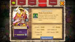 Castle Clash F2P | Opening 359 Fine Enchantment Chests for my Valiant Saintess