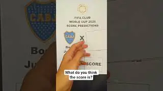 🔥 BATTLE ROYALE! Boca vs Benfica Score: My CWC 2025 Prediction! #bocajuniors #benfica #shorts