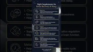 Night Supplements That Truly Support Your Sleep & Recovery 🌙✨