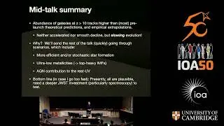 Insights into the early universe from the first year of JWST observations - Steve Finkelstein