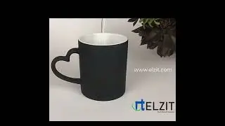 Magic Mug with Heart Shape Handle