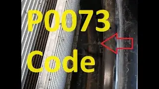 Причины и способы устранения ошибки P0073: Высокий уровень входного сигнала цепи датчика температ...