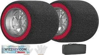 Automotive Snow Socks for Tires Great Alternative to Tire Chains Review