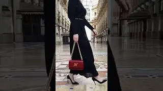 Luxe red leather Chain bag slay My Look