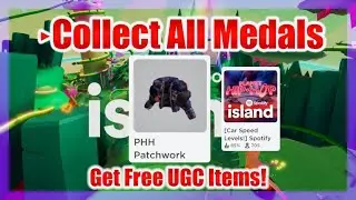 🔥[Car Speed Levels!] Spotify island Script • Collect All Medals (Get UGC Items)✨ROBLOX EVENT✨