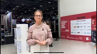 Advantage CEO Julia Lo Bue-Said at the Business Travel Show 2023