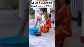 VIDEO: WEMA AMMWAGIA MAJI LULU DIVA😳 #shortvideo #globaltv #wemasepetu #luludiva #tanzania #live