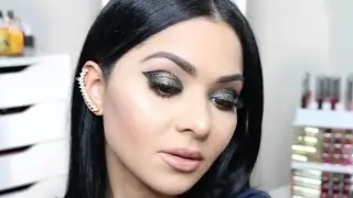 EASY Cat Eye & Nude Lips: New Years Eve Makeup Look #WheretheNightis