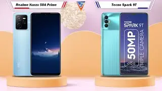 Realme Narzo 50A Prime Vs Tecno Spark 9T | Tecno Spark 9T Vs Realme Narzo 50A Prime