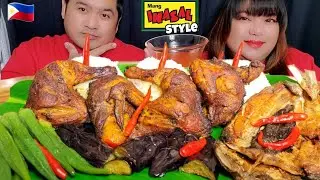 MANG INASAL ☆ Real Eating Show |  grilled chicken + bangus || Alex & Sha