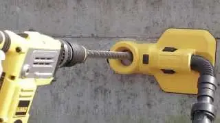 Stofvrij gaten boren met een afzuigsysteem van DeWalt