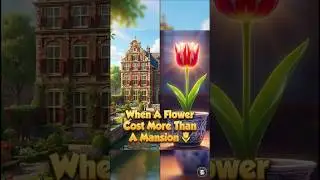 When A Flower Cost More Than A Mansion 🌷 #history #tulipmania #netherlands #historyfacts  #money